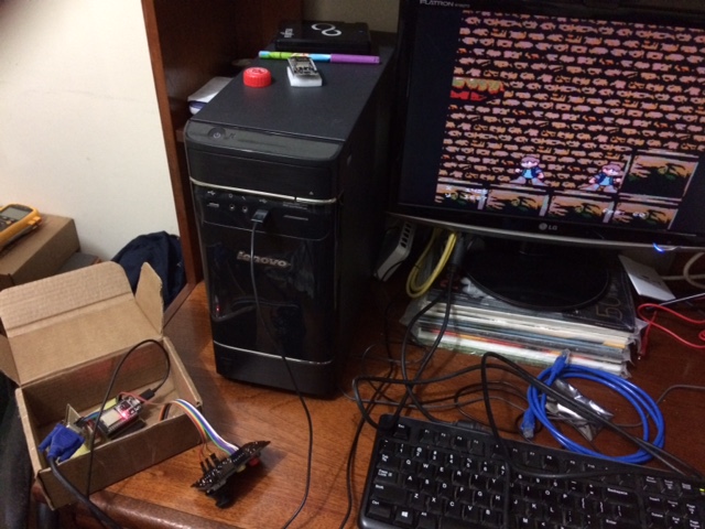 First player (using the Arduino Joystick)